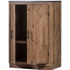 81x120x59 Küchenschrank mit Steinplatte - Macsena