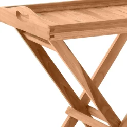 60x65x40 klappbarer Gartentisch mit Tablett - Klahuma