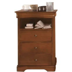 51x76x32 Klassische Kommode mit Fach - Lemerzi