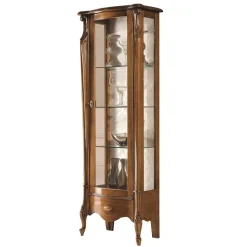 61x183x39 Klassische Vitrine im Italienischen Stil - Carlenna