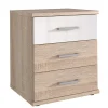 46x58x40 Kleine Kommode mit drei Schubladen - Fabricus