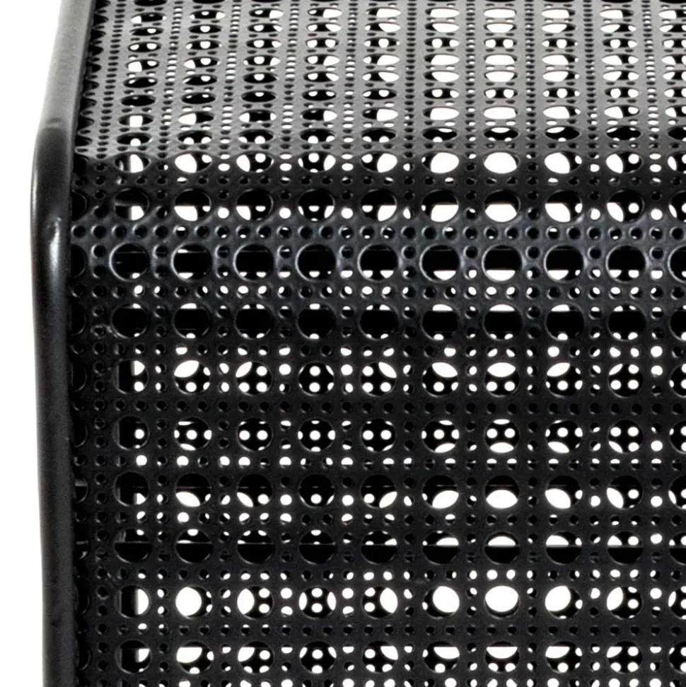 30x46x24 Kleines Flaschenregal in Schwarz - Selvas