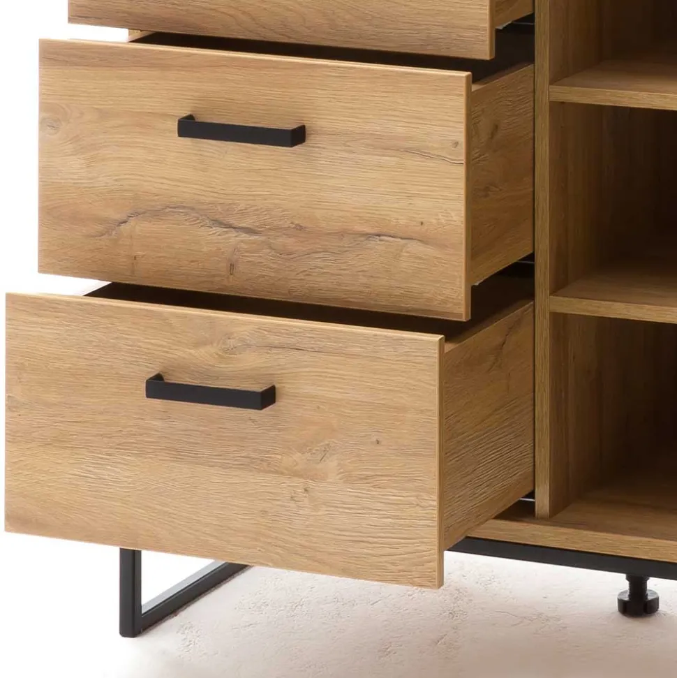 101x116x44 Kombi Kommode mit Bügelgestell - Truvisas