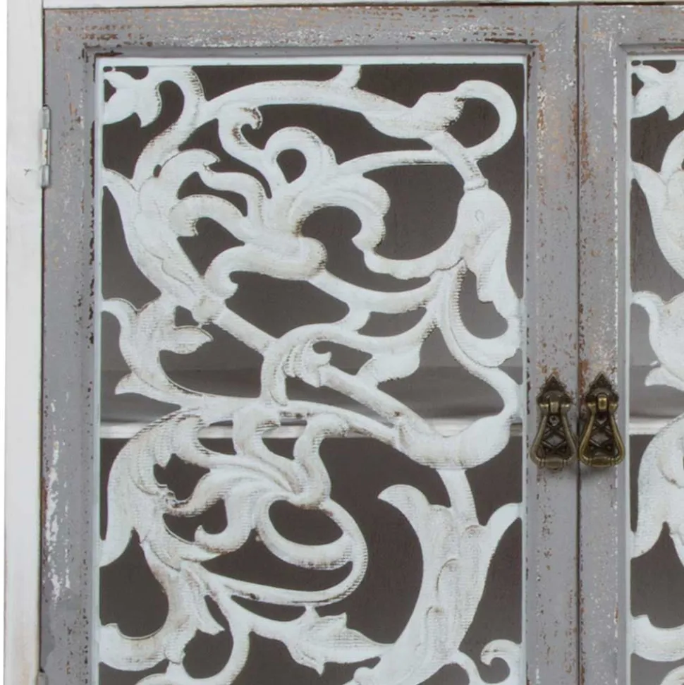 68x89x35 Kombi-Kommode im Shabby Chic - Levino