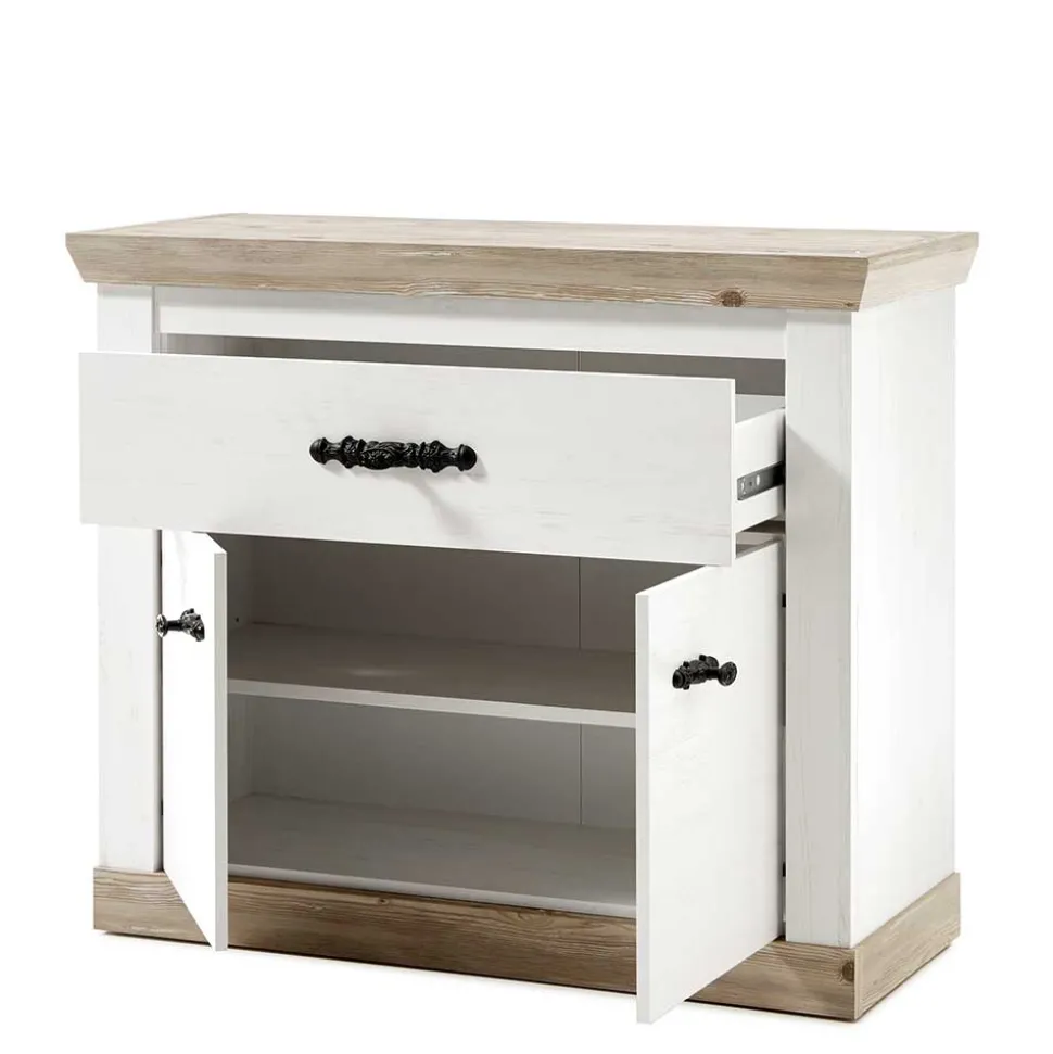 107x89x45 Kombi-Kommode mit Doppeltür - Nedita