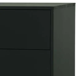 94x93x52 Kommode in Schwarz - Kitchin