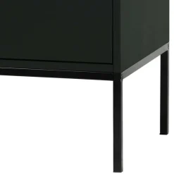94x93x52 Kommode in Schwarz - Kitchin