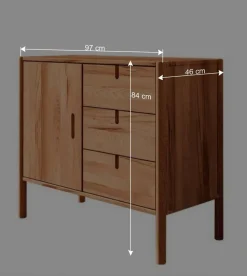 97x84x46 Kommode mit Bodenfreiheit - Indrya
