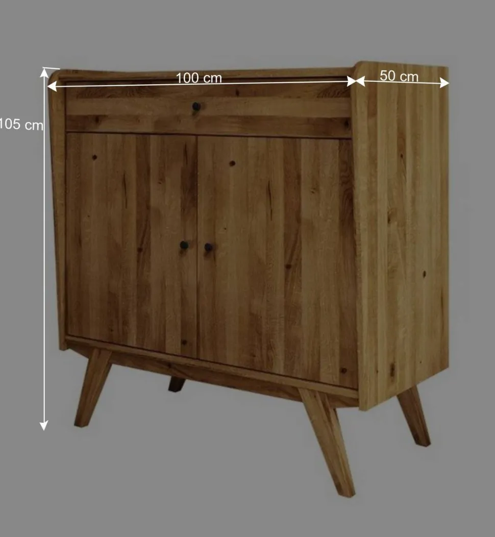 100x105x50 Kommode mit Schublade - Hardus