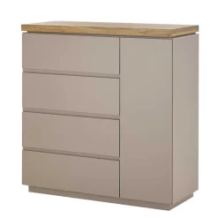 100x104x40 Kommode mit vier Schubladen & Tür - Anja