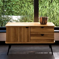 97x57x46 Kommode mit zwei Schubladen & Tür - Casarius