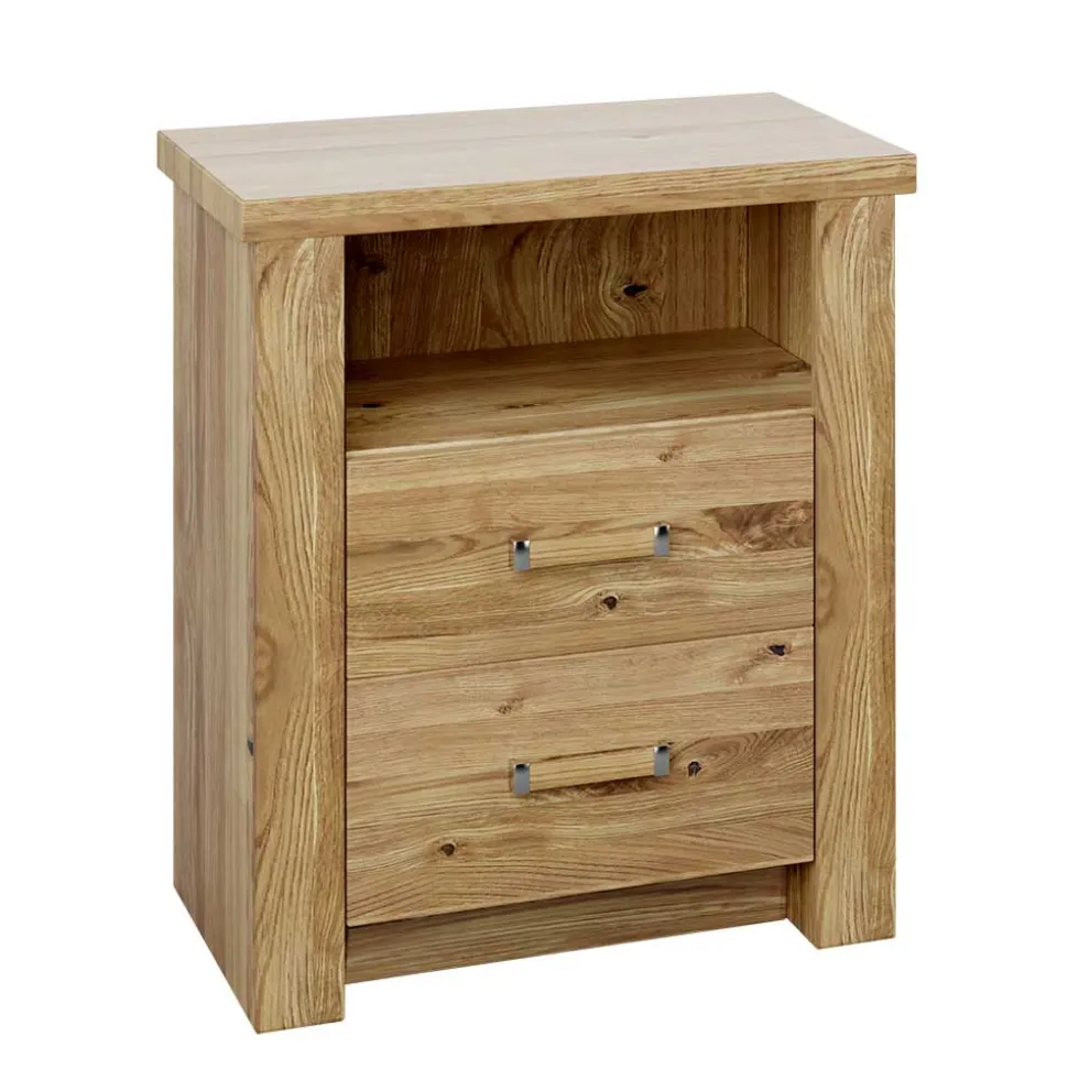 60x71x44 Kommode mit zwei Schubladen & Fach - Zamron