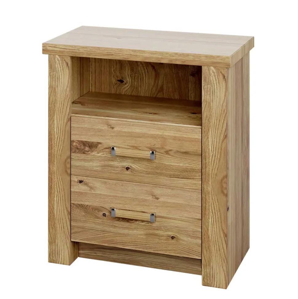 60x71x44 Kommode mit zwei Schubladen & Fach - Zamron