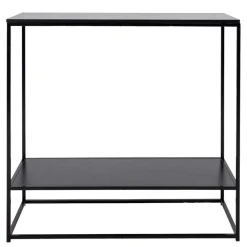 80x80x36 Konsoltisch aus Stahl in Schwarz - Esbessa