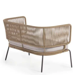 135x80x65 Kordelgeflecht Sofa mit Sitzpolster - Membres