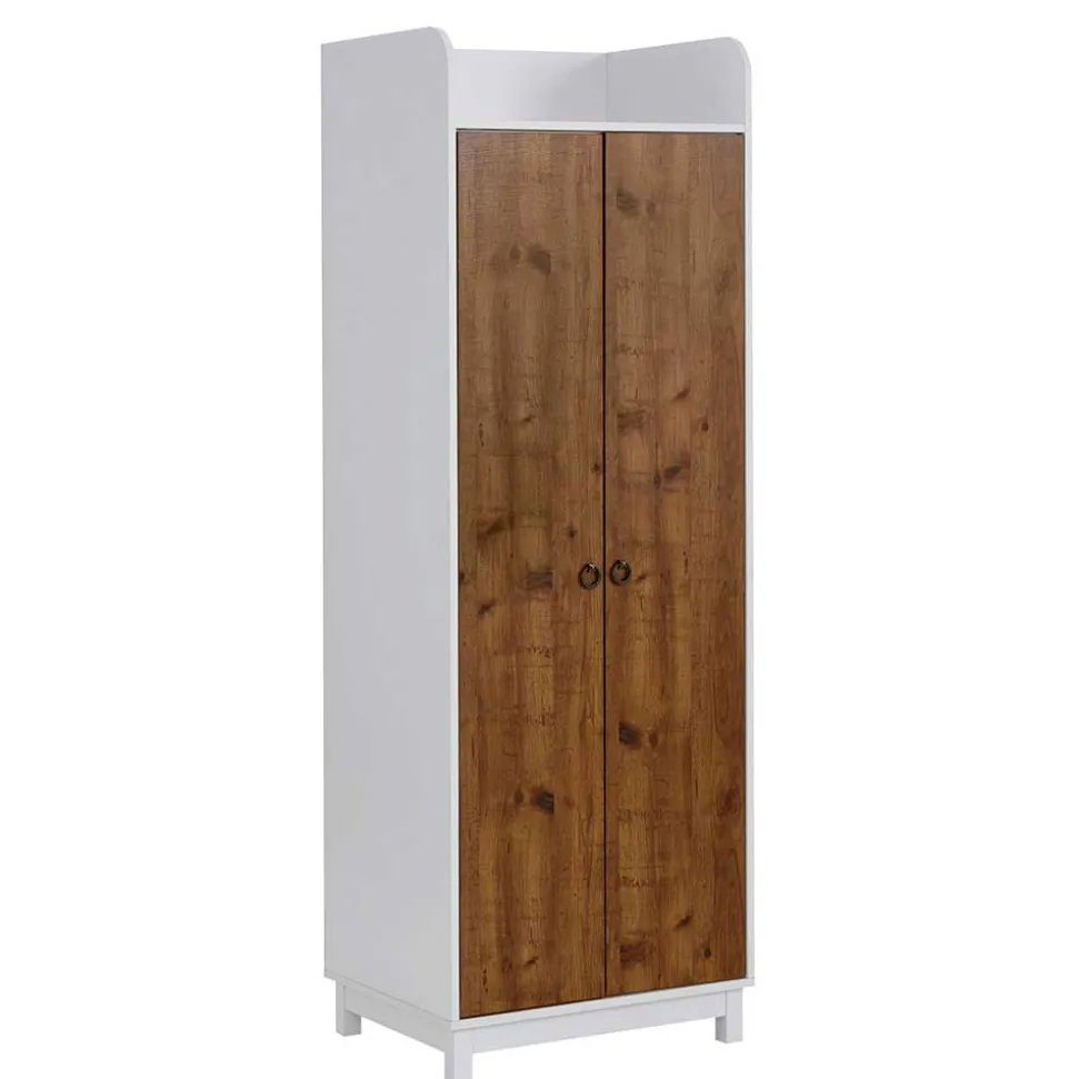 62x180x50 Landhaus Dielenschrank 2-türig - Zeymon