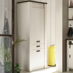 62x201x64 Landhaus Küchenschrank in Weiß - Eture