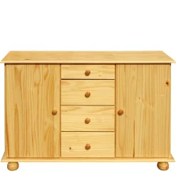 119x81x38 Landhaus Kombi Kommode mit Kugelfüßen - Kascanu