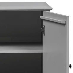 98x93x55 Landhaus Kommode in Schlamm Grau - Vrenman