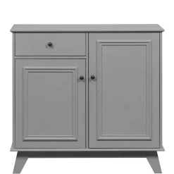 98x93x55 Landhaus Kommode in Schlamm Grau - Vrenman