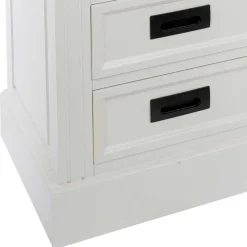 114x77x41 Landhaus Kommode mit acht Schubladen - Bleaks