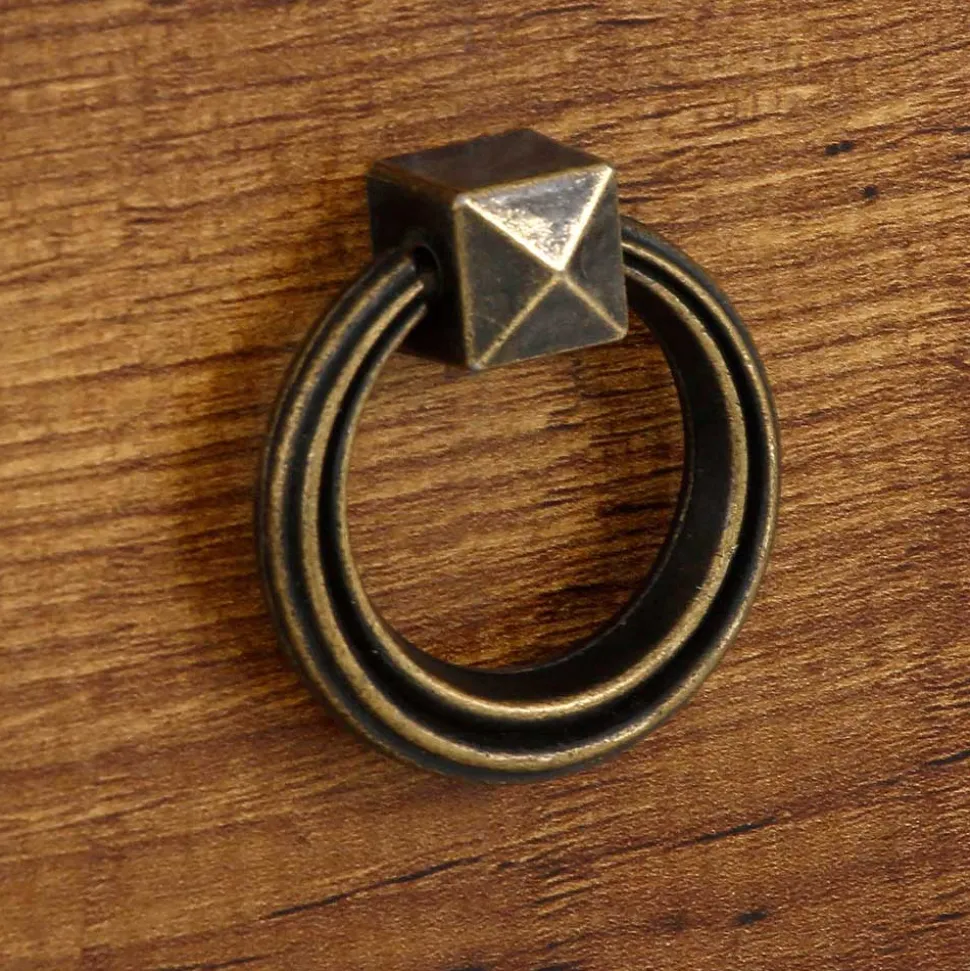 92x100x25 Landhaus Schuhschrank mit 4 Klappen - Volbra