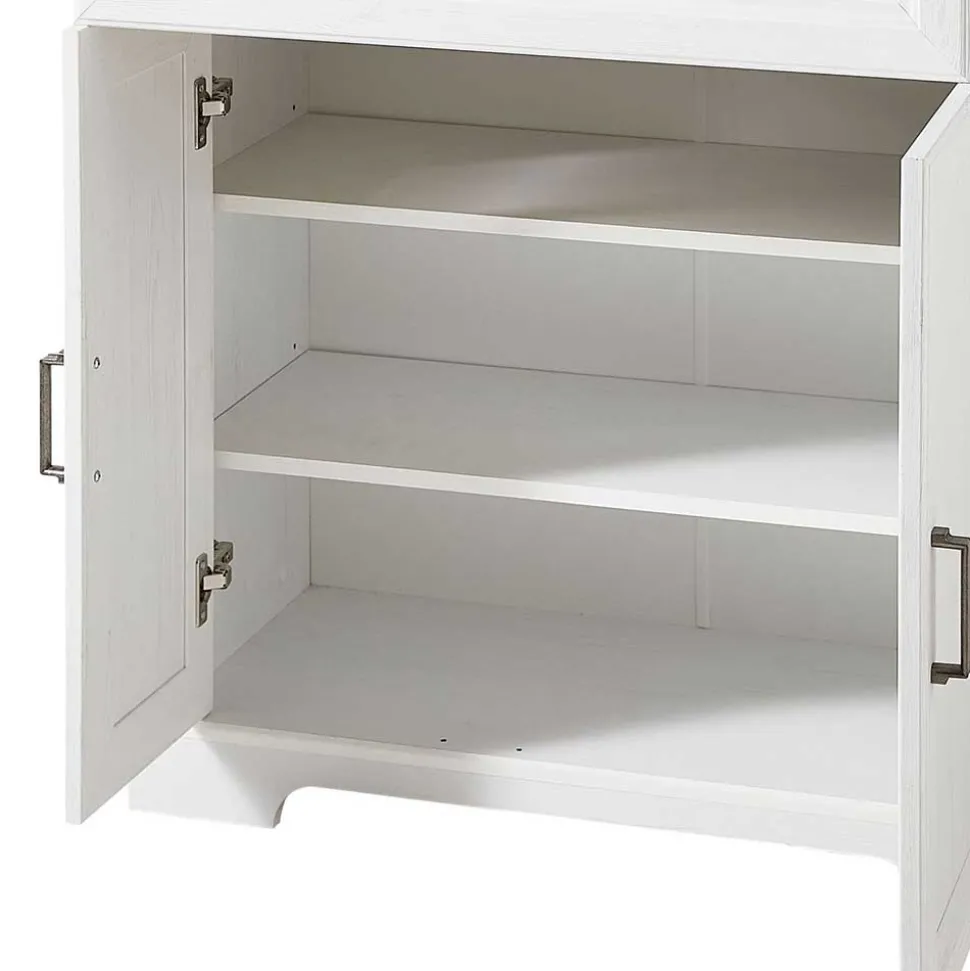 93x102x41 Landhaus Schuhschrank mit Schublade - Nurelcas