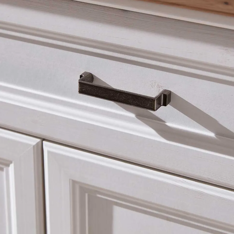 93x102x41 Landhaus Schuhschrank mit Schublade - Nurelcas