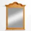 90x120x10 Landhaus Spiegel mit Holzrahmen - Ulderan