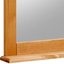 90x120x10 Landhaus Spiegel mit Holzrahmen - Ulderan