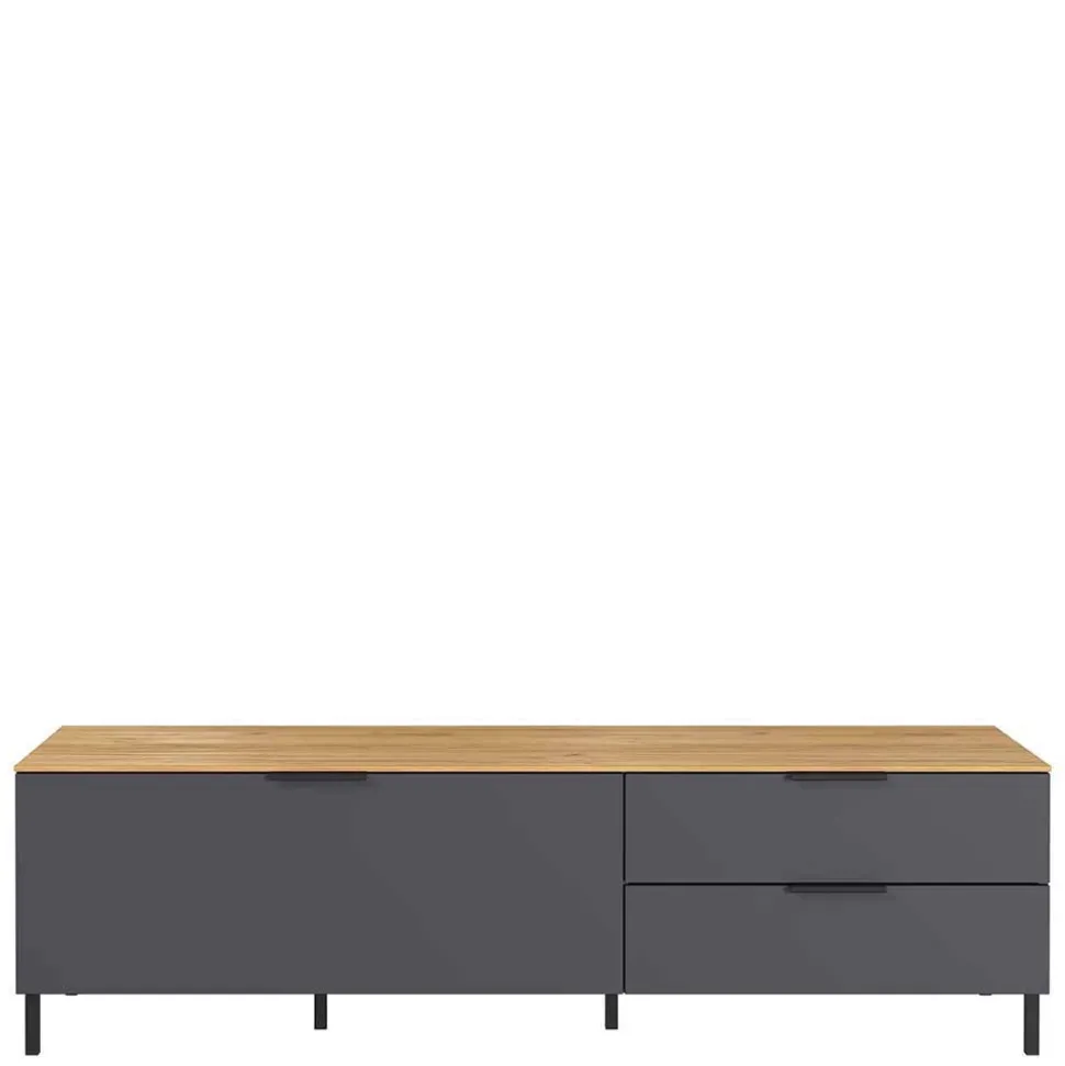 16x47x47 Lowboard mit zwei Schubladen & Klappe - Lurys I