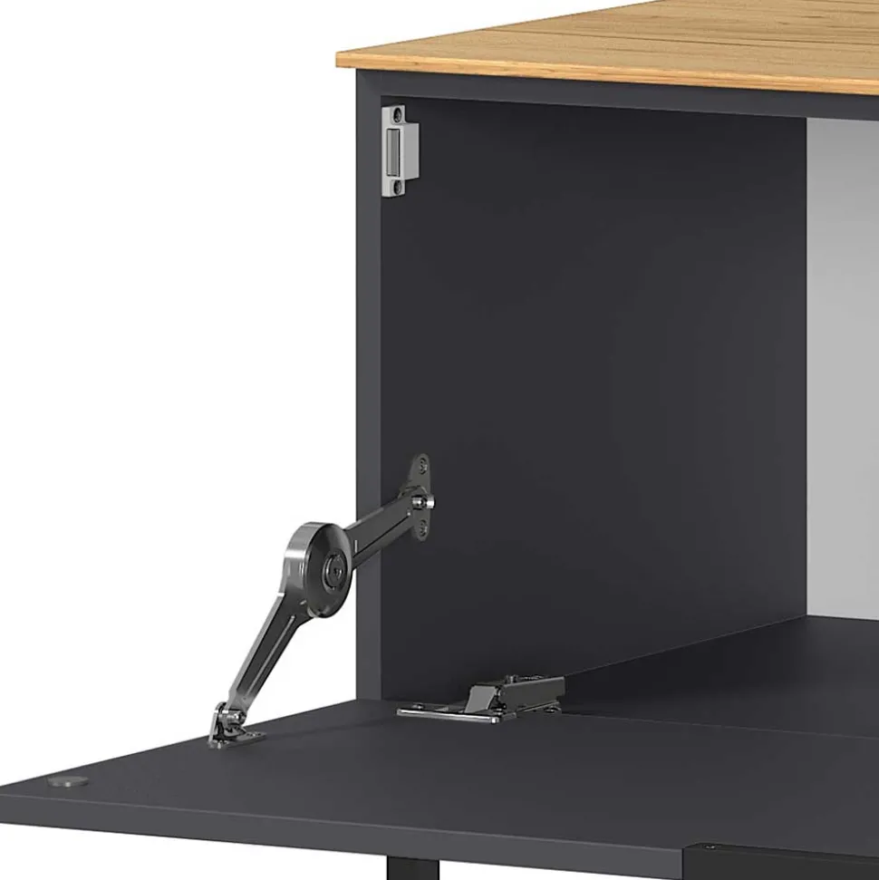 16x47x47 Lowboard mit zwei Schubladen & Klappe - Lurys I