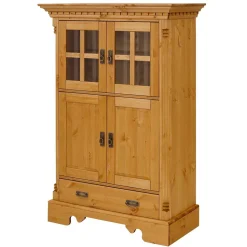 100x147x45 Massivholz Highboard im Landhaus Stil - Fausanda