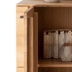 97x86x42 Massivholz Kommode mit zwei Türen - Emelyas