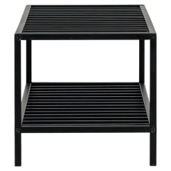 79x32x34 Metall Schuhbank in Schwarz - Esbessa