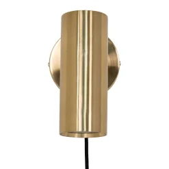 10x22x15 Metall Wandleuchte in Messing - Laganca