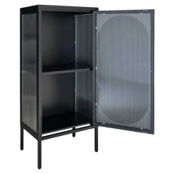 50x110x35 Metallschrank mit Glastür modern - Gabadoza
