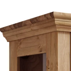 94x133x39 Modern Country Highboard aus Kiefer massiv - Noellisa