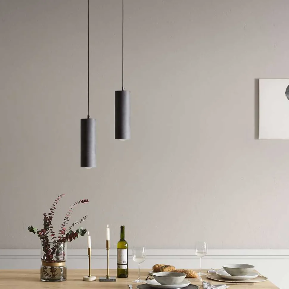 10x30x10 Moderne Hängeleuchte in Grau - Vattaru