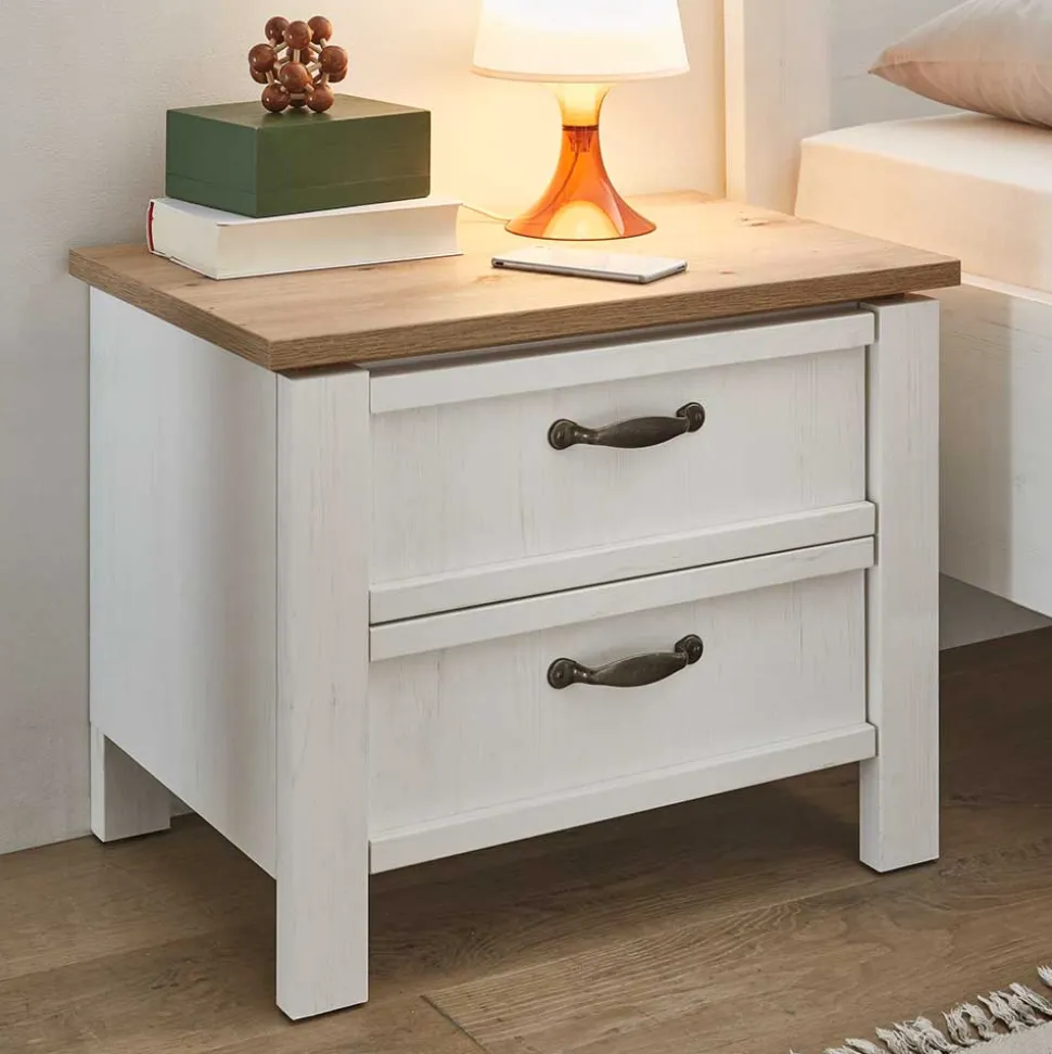 62x50x41 Nachtkommode im Landhausstil - Malvissa