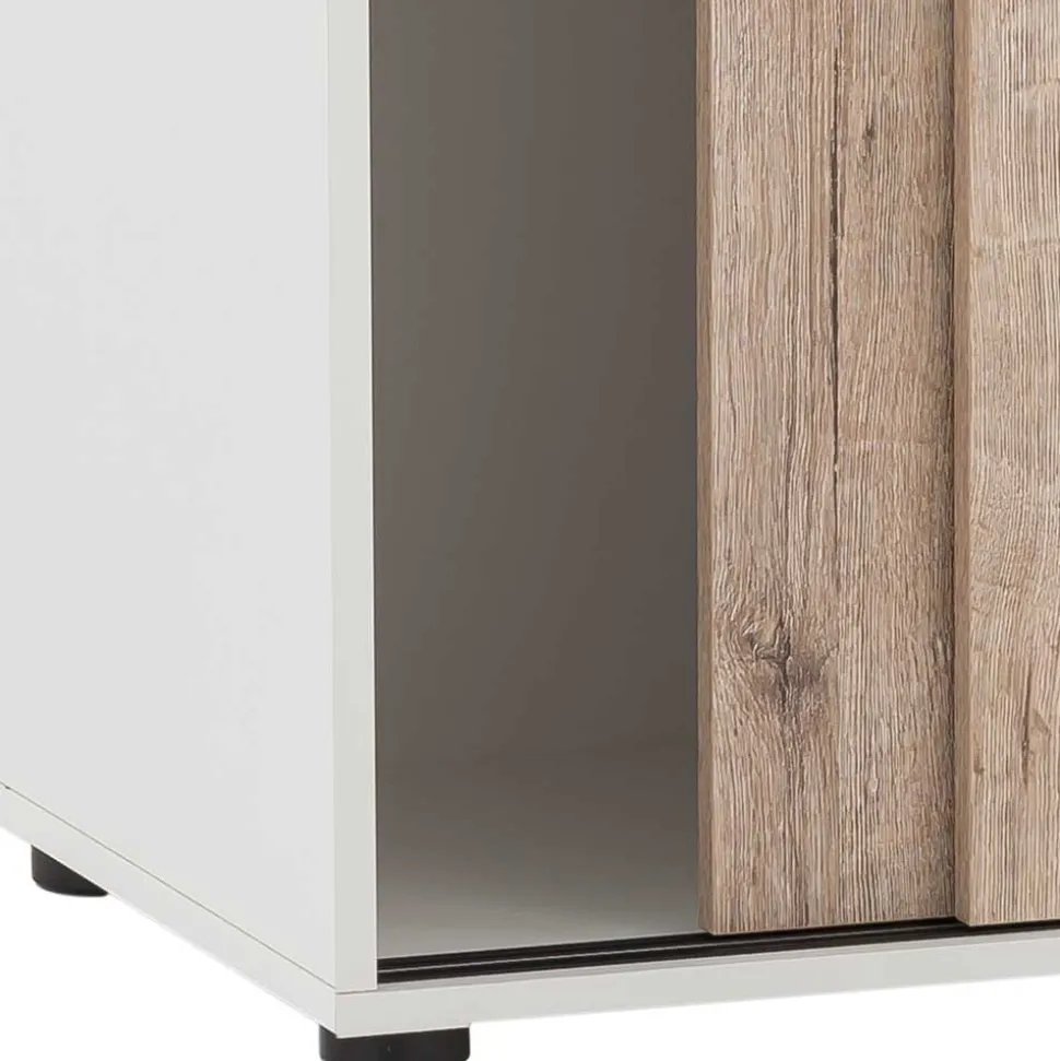 100x84x41 Office Schrank mit Schiebetüren - Laganzo