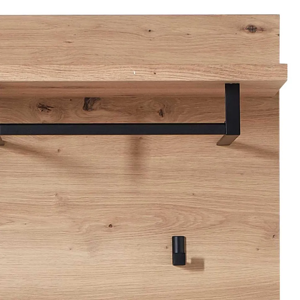 80x118x30 Paneel Garderobe in Wildeiche Optik - Kuetra