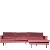 300x85x155 Polsterecke in Pink & Schwarz - Majanco