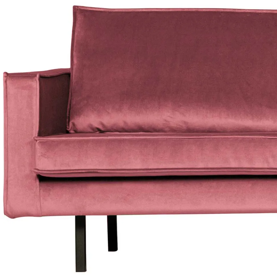 300x85x155 Polsterecke in Pink & Schwarz - Majanco