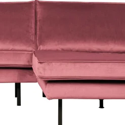 300x85x155 Polsterecke in Pink & Schwarz - Majanco