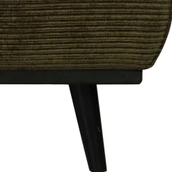 80x40x55 Polsterhocker in Dunkelgrün - Pleano