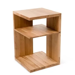 40x60x40 Regal Beistelltisch aus Massivholz - Cariba