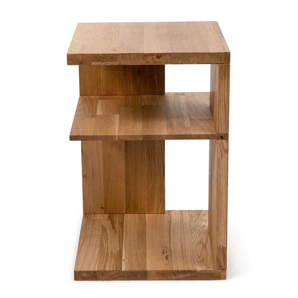 40x60x40 Regal Beistelltisch aus Massivholz - Cariba