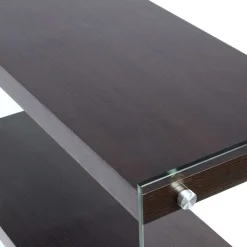 83x113x30 Regal in Walnussfarben MDF - Ucera