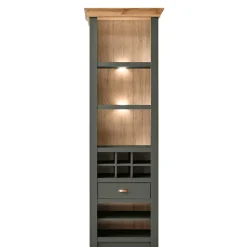 68x207x45 Regal mit Schublade & 11 Fächern - Eylan